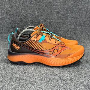 Saucony Endorphin Edge Trail Running Shoes Men's Size 12.5 Clay Basalt Athletic